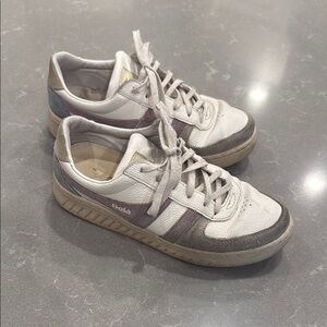 Gola White and Gray Athletic Shoes